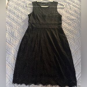 Express Black Lace Mini Dress